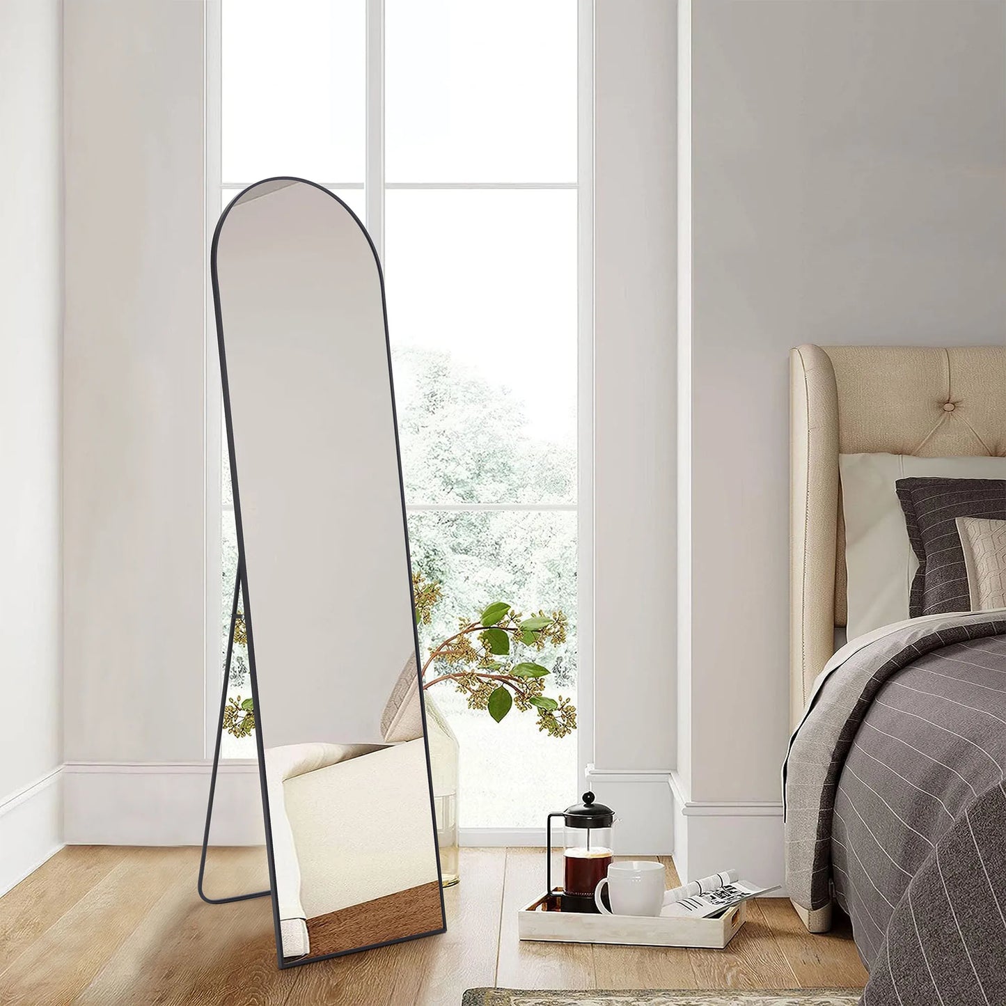 Full Body Wall Mirror with Stand