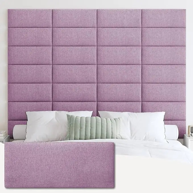Upholstered Wall Mounted 3D Soundproof Peel and Stick Panels
