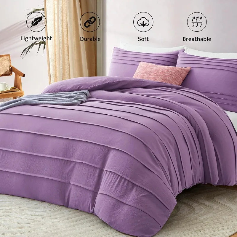 Pleated Duvet Cover