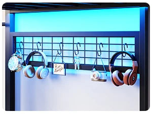 Twin Loft Over Twin Size Bed Frame with Desk Station