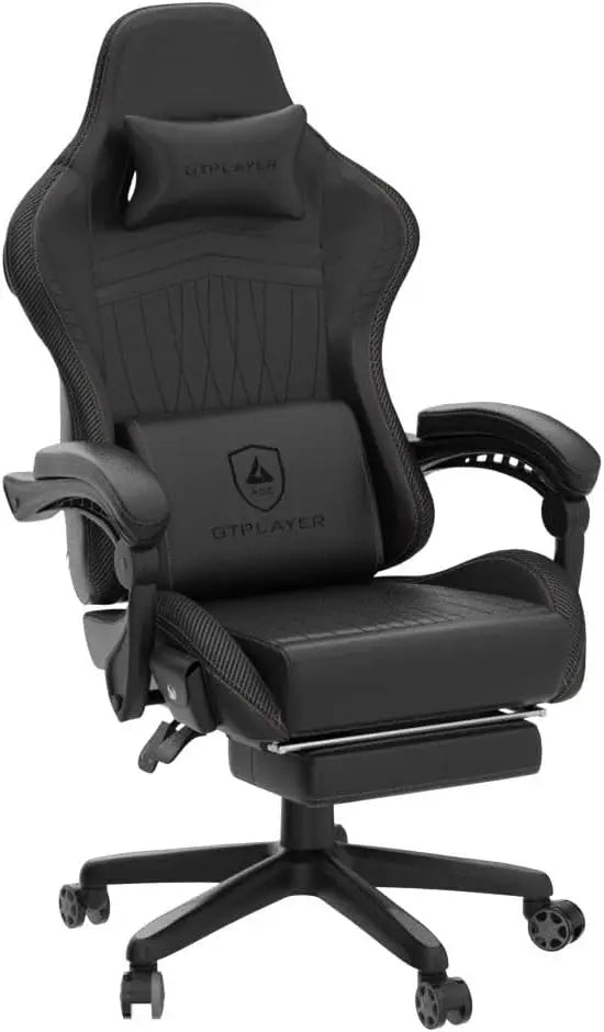 Reclining High Back Ergonomic Gaming or Computer Chair, with Footrest