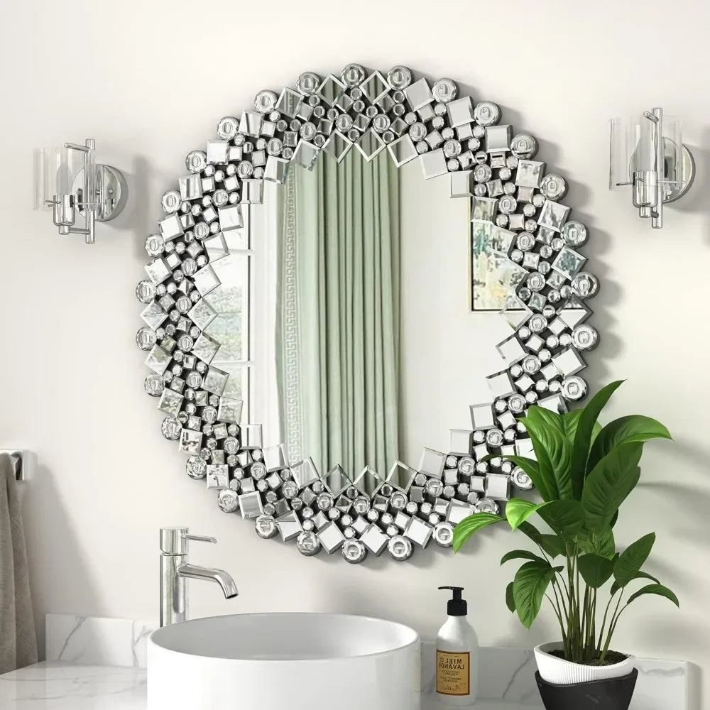 Gorgeous Luxury Wall Mirrors, Rectangular or Round