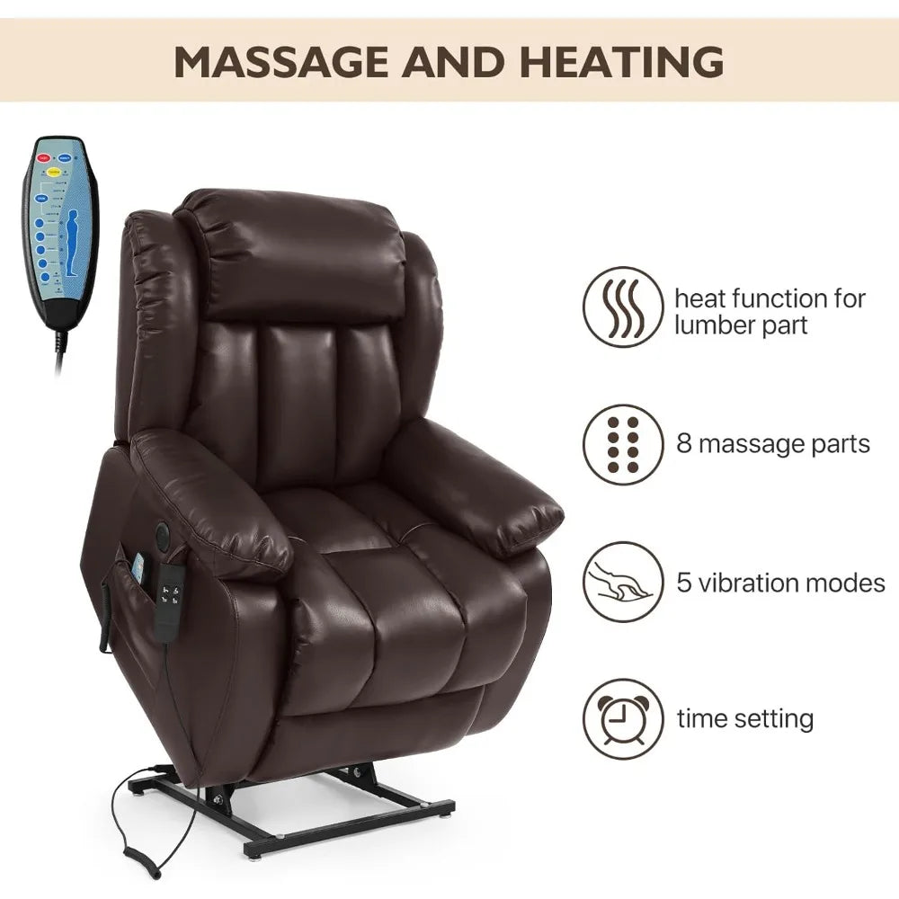 Large Recliner and Power Lift Chair