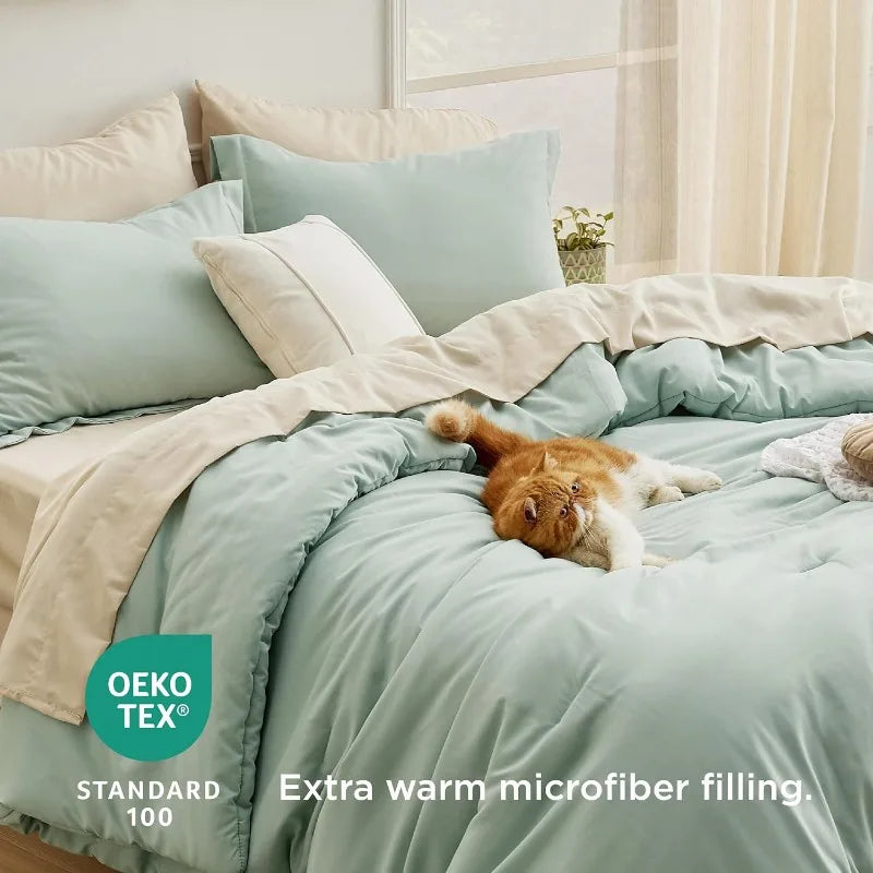 Queen Comforter Set , 7 Pieces