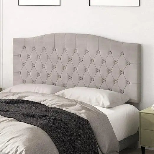 Upholstered Tufted Button Queen/Full Headboard