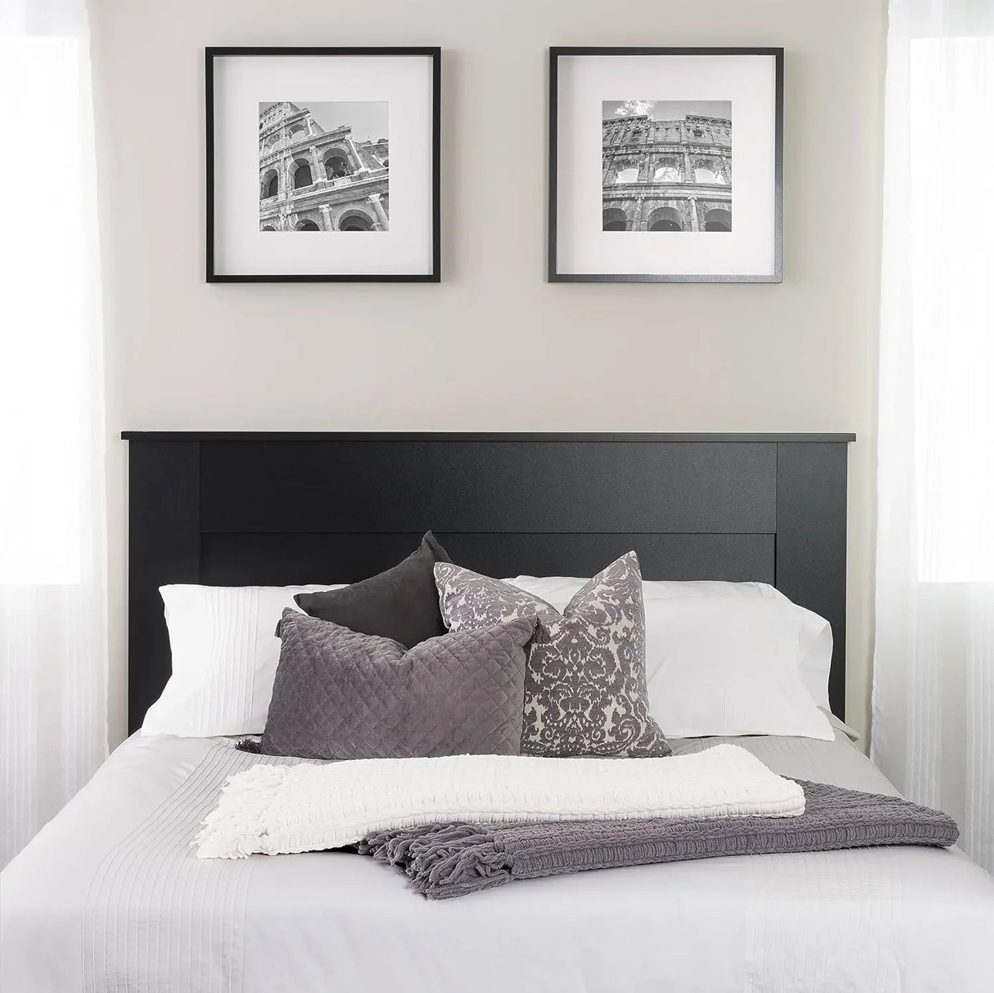 Stylish Flat Wood Panel Headboards