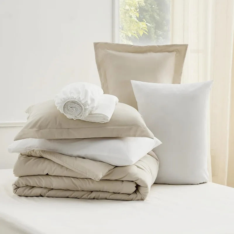 Queen Comforter Set , 7 Pieces