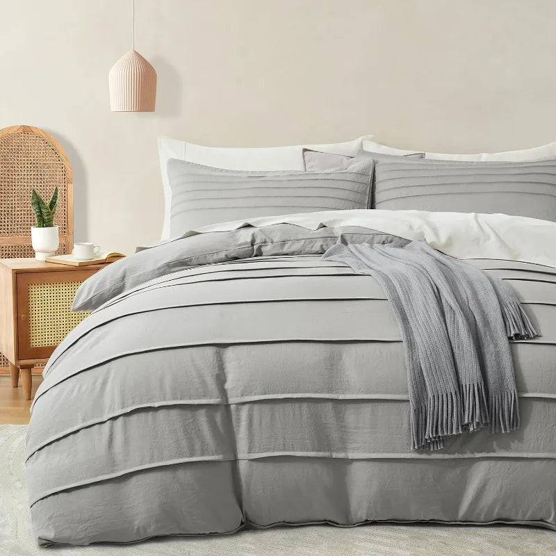 Pleated Duvet Cover