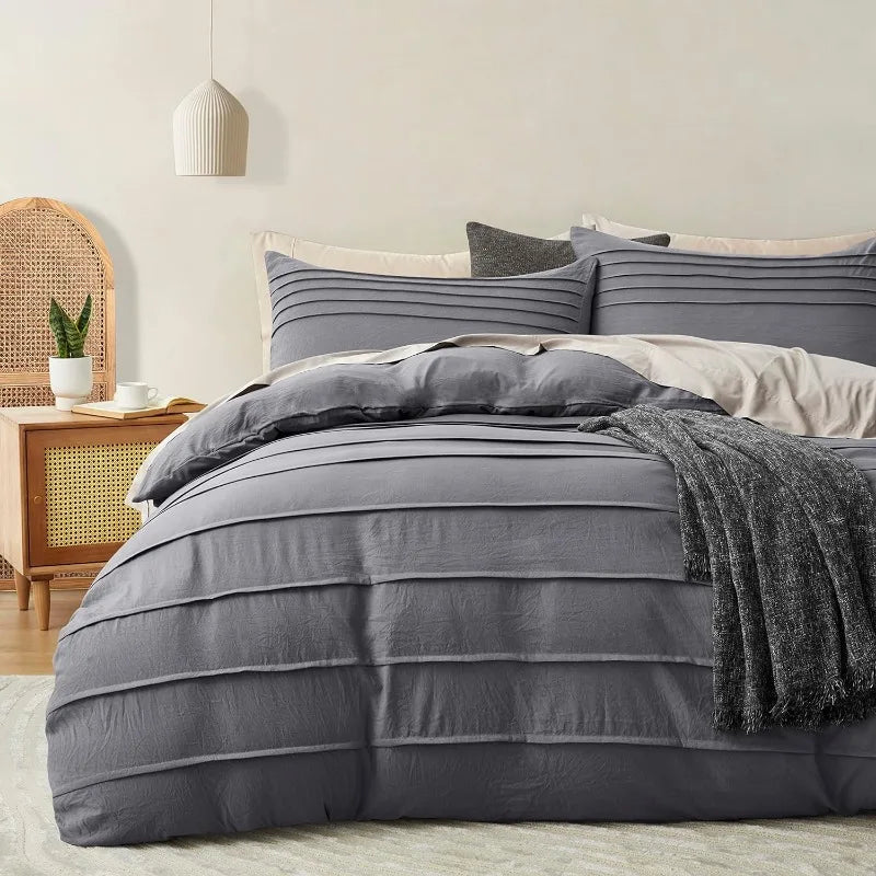 Pleated Duvet Cover