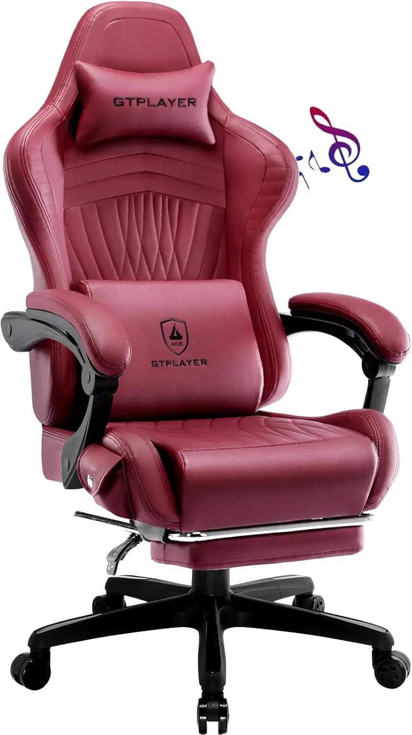 Reclining High Back Ergonomic Gaming or Computer Chair, with Footrest