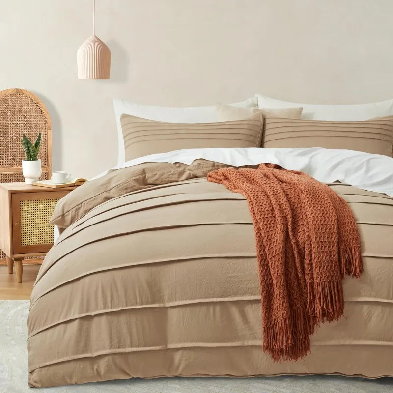 Pleated Duvet Cover