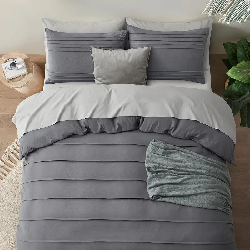 Pleated Duvet Cover