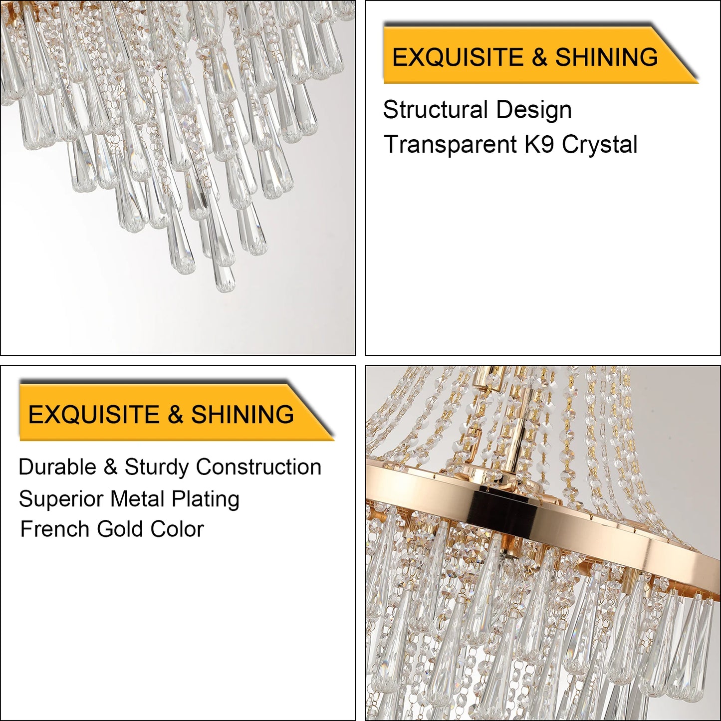 Beautiful and Modern Crystal Chandelier