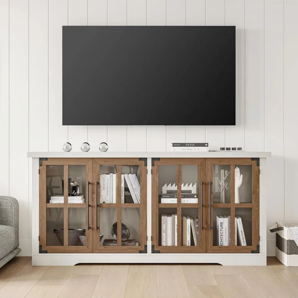 Modern Farmhouse 63" Buffet with Storage