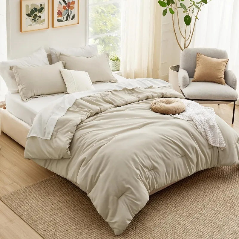 Queen Comforter Set , 7 Pieces