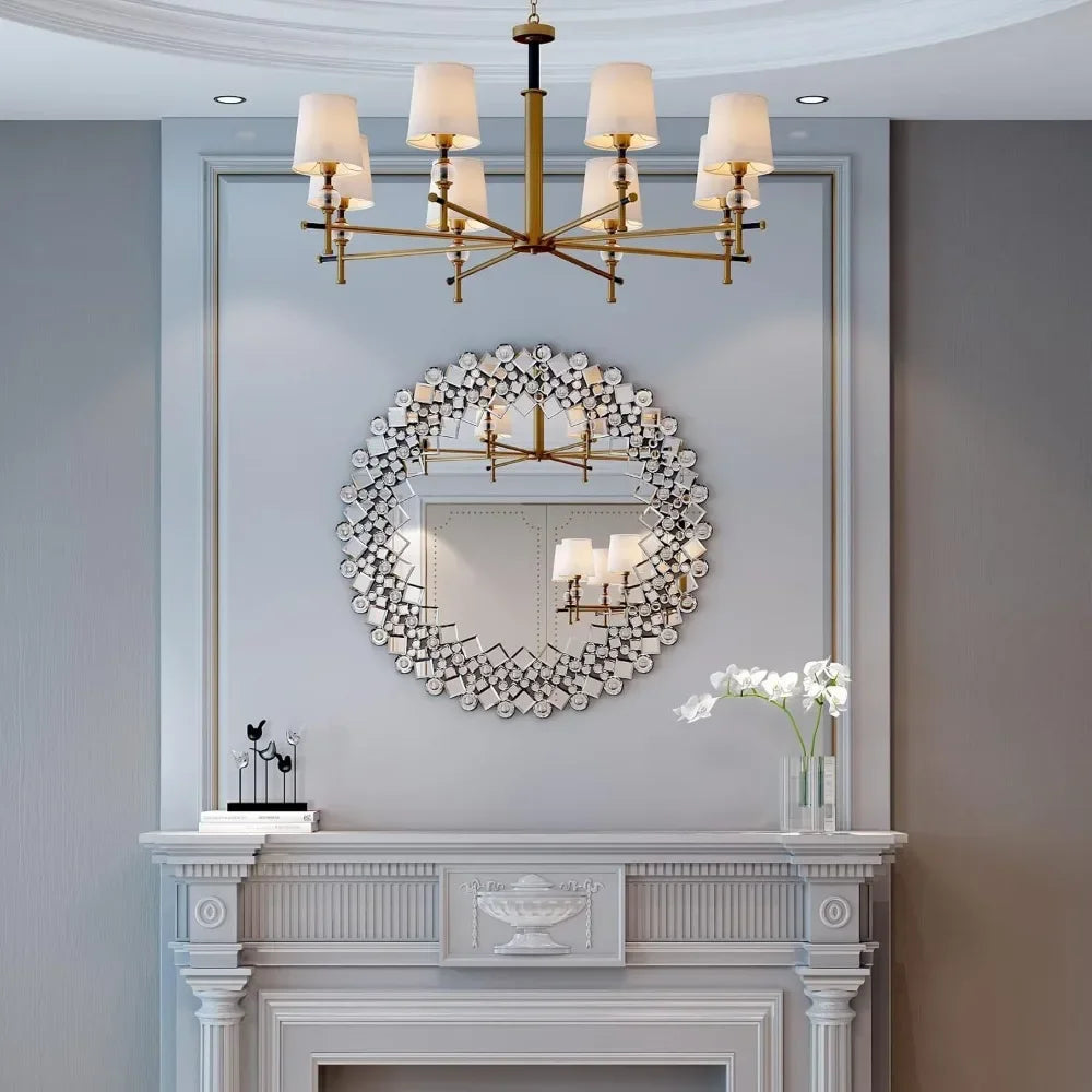 Gorgeous Luxury Wall Mirrors, Rectangular or Round
