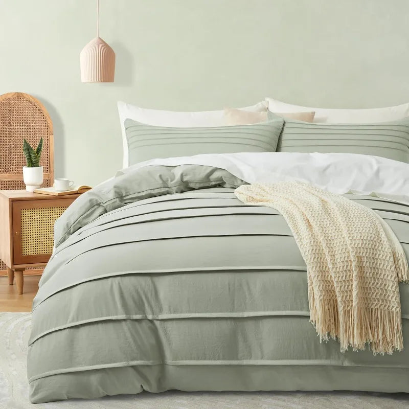 Pleated Duvet Cover