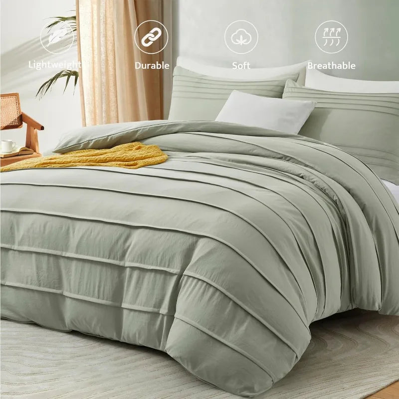 Pleated Duvet Cover