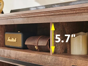 Fluted Waveform Panel designed Entertainment Center Fits up to 75 " TV