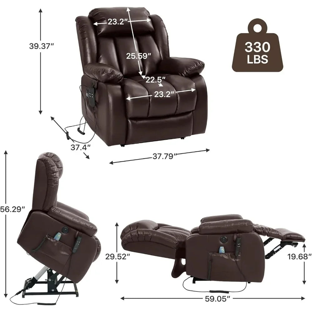 Large Recliner and Power Lift Chair