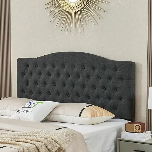 Upholstered Tufted Button Queen/Full Headboard