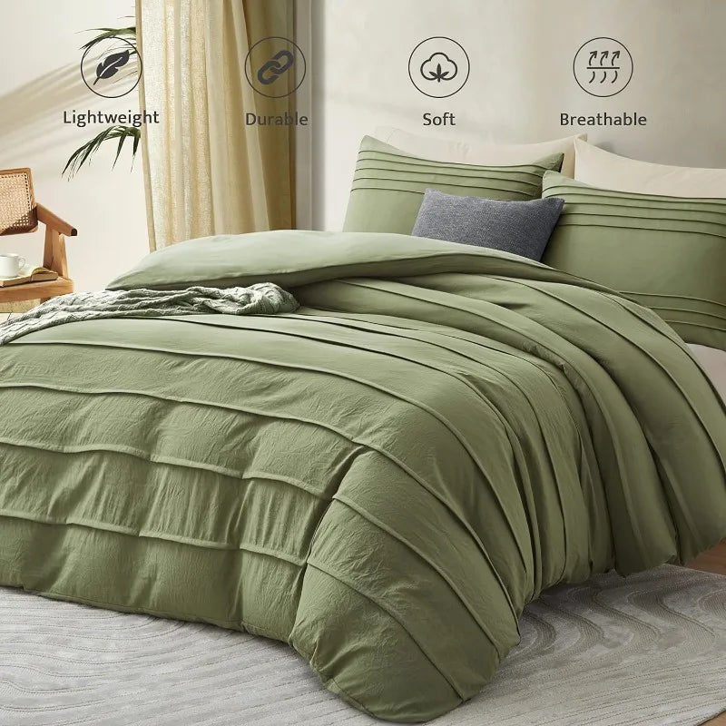 Pleated Duvet Cover
