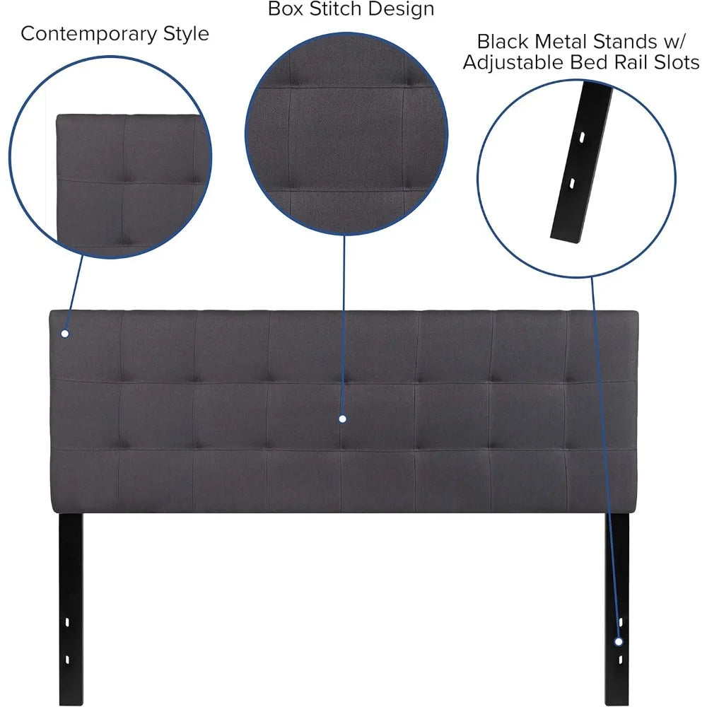 Quilted Tufted Queen Size Headboard